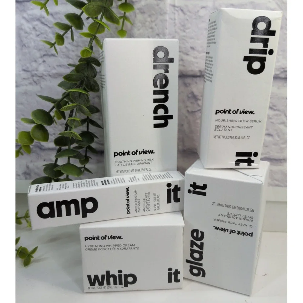 LOT 5 NEW IN BOX POV Beauty🚨Point Of View Dew It Whip Drench Amp Drip Glaze